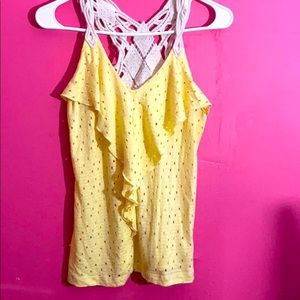 Maurices yellow tank top